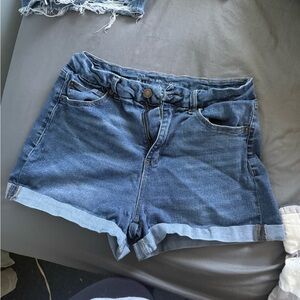 No Boundaries Dark Blue Jean Shorts
